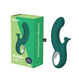 Cumpara ieftin Vibrator 2-in-1 Kissen Raider, Verde, Chisa Novelties