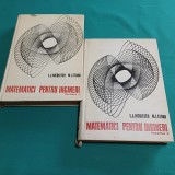 Matematici pentru Ingineri, L.J. Nicolescu, 2 vol., 1969, Editura Tehnica - Carte de Matematica Avansata