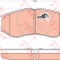 Set placute frana,frana disc CHEVROLET AVEO Hatchback (T250, T255) (2007 - 2016) TRW GDB3330