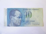 Finlanda 10 Markkaa 1986,bancnota din imagini la cel mai mic preț
