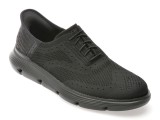 Pantofi sport SKECHERS negri, GARZA, din material textil