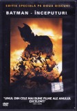 DVD Film de colectie: Batman - Inceputuri ( Editie speciala pe doua discuri - vezi descriere )