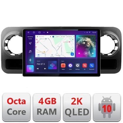 Navigatie dedicata Mercedes Sprinter 2018- Edonav ecran 13&quot; 2K 8 si 128 Android Waze USB Navigatie 4G 360 Toslink Youtube Radio KI CarStore Technology