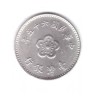 Moneda Taiwan 1 new dollar/dolar 1976, stare foarte buna, curata, Asia, Cupru-Nichel
