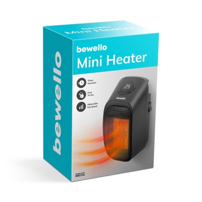 Mini radiator - 400W - display LED - 230V - Bewello foto