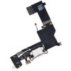 Flex Mufă &Icirc;ncărcare Dock iPhone 5S Alb - Componentă &Icirc;nlocuire Port Dock