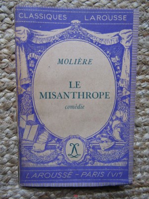 Moliere - Le Misanthrope foto