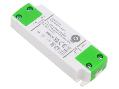 Alimentator LED 20W 12V DC 1,67A FTPC-E foto