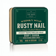 Sapun barbati Rusty Nail soap in a tin, 100 g foto