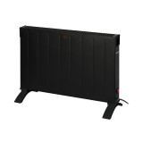 Convector electric Zilan ZLN6258 Negru, de sine statator sau montare in perete, putere 2000W