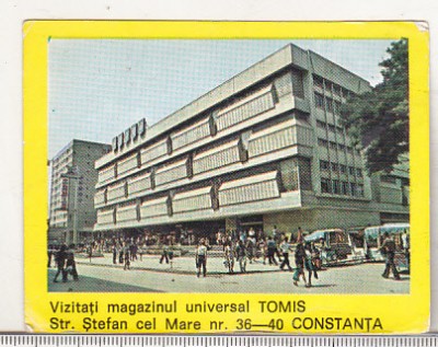 bnk cld Calendar de buzunar - 1977 - Magazinul universal Tomis Constanta foto