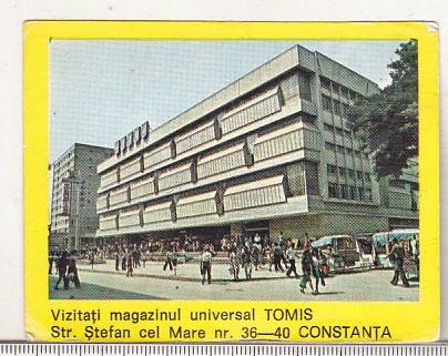 bnk cld Calendar de buzunar - 1977 - Magazinul universal Tomis Constanta