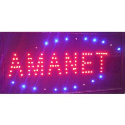 Reclama Text LED Amanet / de interior, animatie luminoasa dinamica, MyStyle&amp;reg; foto