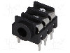 Conector jack, Jack 3,5mm, 3 contacte, mama, CLIFF - FCR1295 foto