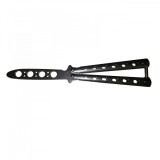 Cumpara ieftin Briceag fluture de antrenament IdeallStore&reg;, otel inoxidabil, Basic Blade, 22 cm, argintiu