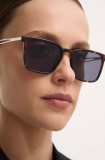 Answear Lab ochelari de soare femei, culoarea bordo