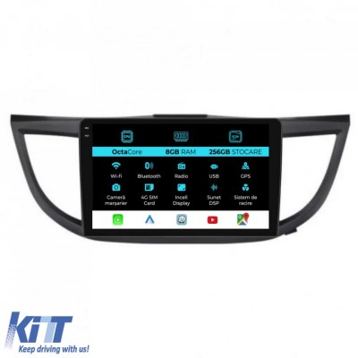 Navigatie Dedicata Honda CR-V (2012-2016), 9Inch, 8Gb Ram, 256Gb Stocare, Carplay Performance AutoTuning foto
