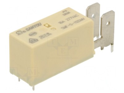Releu electromagnetic SPST-NO 12VDC 16A 277VAC THT foto