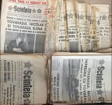 Lot 80 ziare Sc&acirc;nteia din perioada comunistă, anii &lsquo;60-&lsquo;80