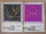 TEME PENTRU CERCURILE DE MATEMATICA DIN LICEE VOL.1-2-GH. RIZESCU, E. RIZESCU-348265