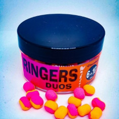 Ringers - Pelete de carlig Duos Wafters Pink-Orange 6-10mm