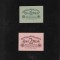 Rar! Set Germania 1 + 2 mark 1922 aunc/unc