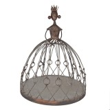 Cumpara ieftin Suport ghiveci flori metal maro &Oslash; 44x57 cm