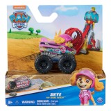 PATRULA CATELUSILOR PUP SQUAD RACERS RESCUE WHEELS VEHICUL METALIC SKYE SCARA 1:55