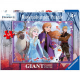 Jucarie Puzzle Ravensburger, Frozen 2 Elsa&amp;Anna, 60 piese, Multicolor