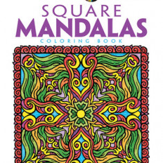 Creative Haven Square Mandalas Coloring Book