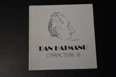 album Dan Hatmanu - Caractere III foto