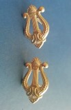 S 26 - semne de arma - metalice - muzica militara - argintii
