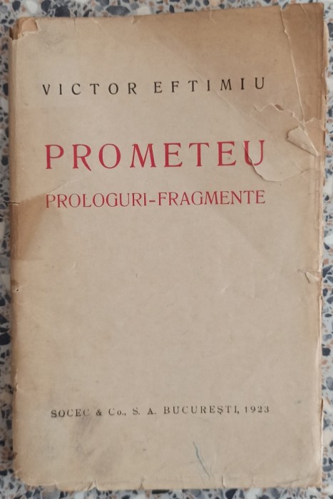 Prometeu - Victor Eftimiu// 1923