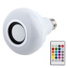Bec LED Bluetooth, Model E27, Putere 12W, Funcție Muzică, Multicolor, Telecomandă Inclusă, Oem