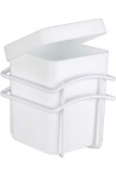 Cutie universală Classic Plus pentru cosmetice cu protecție de &icirc;naltă calitate &icirc;mpotriva ruginei, din oțel, 10.5 x 12.5 x 13 cm