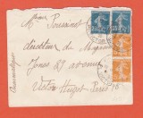 AMS - PLIC FRANTA - 1923, FRANCATURA MULTIPLA