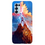 Husa compatibila cu Oppo A16 4G model Thor love and thunder, Silicon, TPU, Viceversa, Transparent, Carcasa