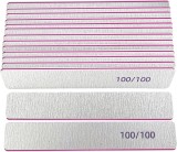 Cumpara ieftin Set 15 pile pentru unghii Lofuanna, 17.8 x 2.8 cm, granulatie 100, gri