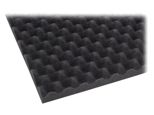 Burete Fonoabsorbant Autoadeziv Perforat 1000x500x30mm