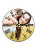 Ceas Personalizat cu Poza, Diametru 10.5cm, Mecanism Silentios - Cadou Original
