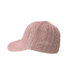 Sapca de vara crosetata roz