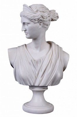 Bustul Zeitei Diana- statueta nostalgica din rasini IS247 foto