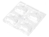 Lentilă LED Pătrată Transparentă pentru XP-G2/XP-L/XT-E