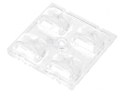 Lentilă LED Pătrată Transparentă pentru XP-G2/XP-L/XT-E foto
