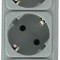 PRELUNGITOR GEMBIRD, Schuko x 6, conectare prin Schuko (T), cablu 3 m, 16 A, protectie supratensiune, protectie copii, gri, &quot;SPG6-B-10C&quot; (timbru verde
