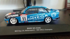 macheta bmw m3 e30 btcc 1991 - atlas, 1/43, noua. foto