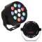 Proiector compact, 12 LED-uri RGB 3 W, 7 canale DMX, amestec de culori