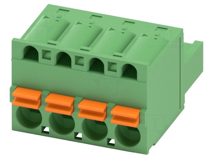 Conector mufă deconectabilă, 4 pini