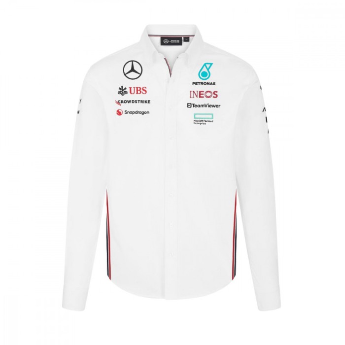 Mercedes AMG Petronas cămașă de bărbați Driver White F1 Team 2024 - XXL