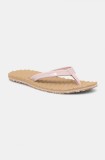 The North Face slapi BASE CAMP MINI II femei, culoarea bej, cu toc plat, NF0A47ABCKO1